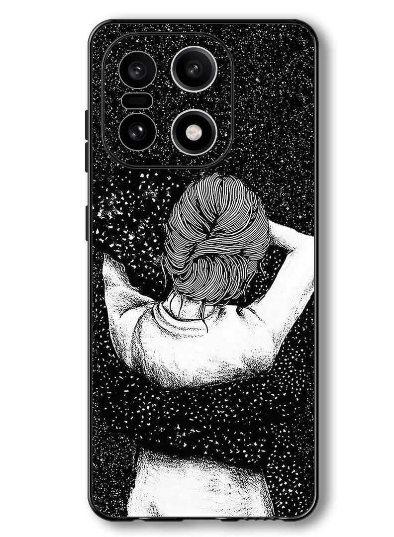Theodor Case Compatible with OnePlus 15 6.78 Inch Protection Shockproof Bumper Cover Night Imagination Of Girl - Image 1